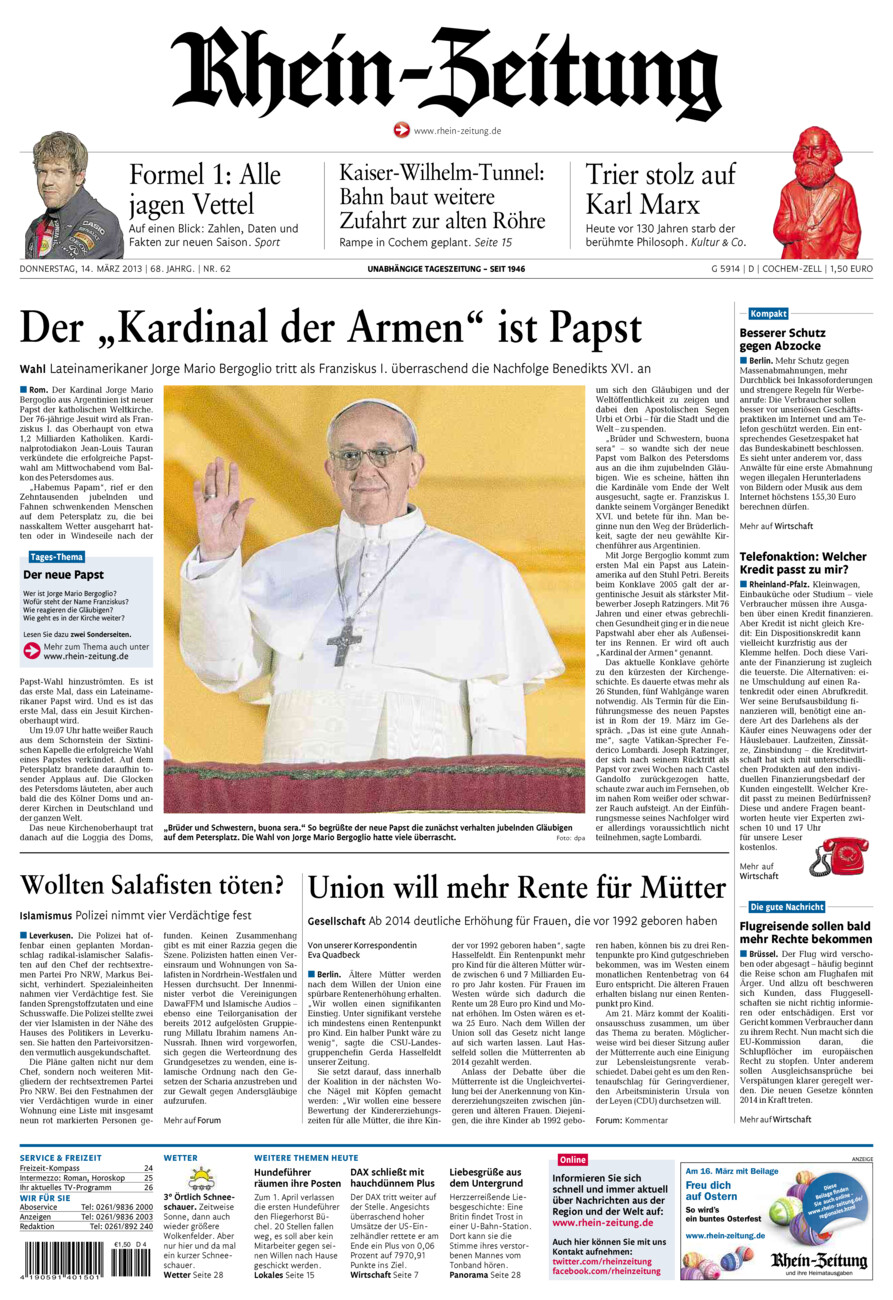 Rhein-Zeitung Kreis Cochem-Zell vom Donnerstag, 14.03.2013