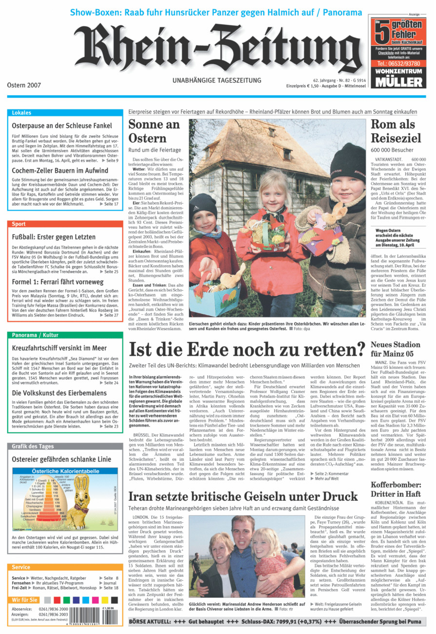 Rhein-Zeitung Kreis Cochem-Zell vom Samstag, 07.04.2007