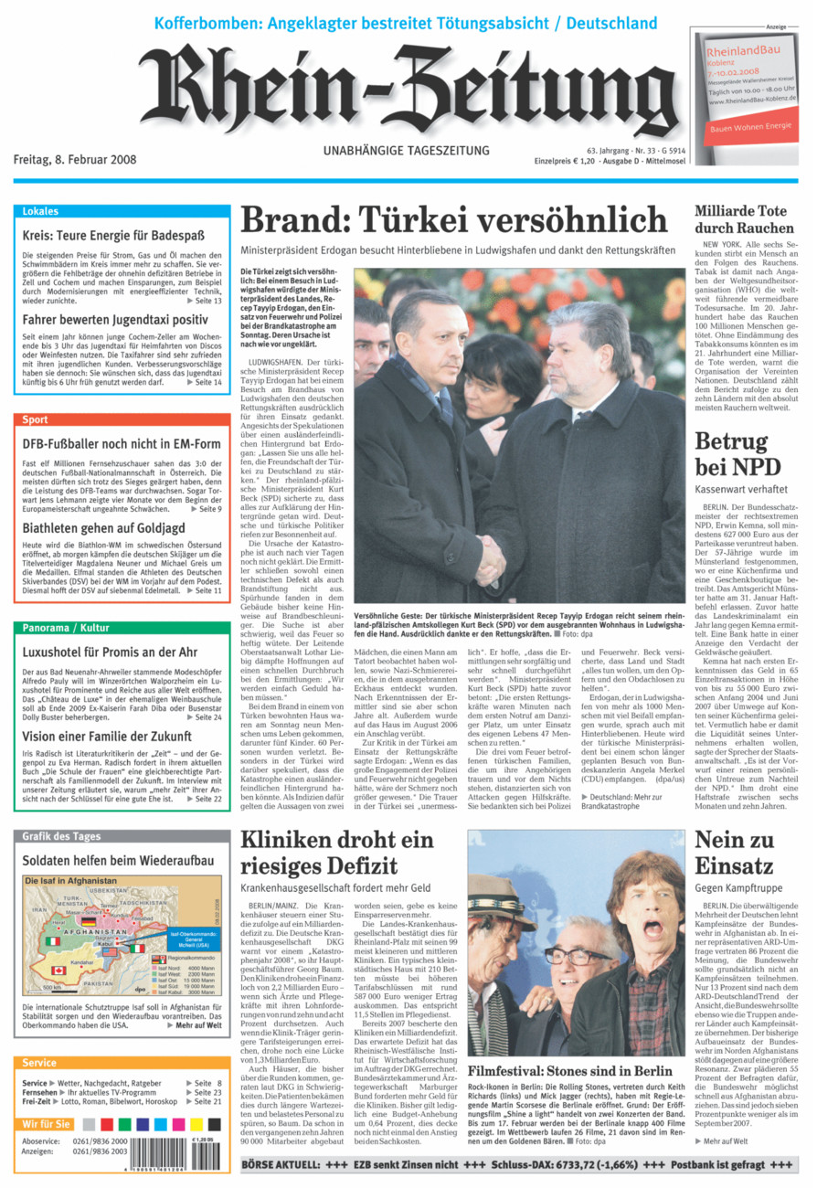 Rhein-Zeitung Kreis Cochem-Zell vom Freitag, 08.02.2008