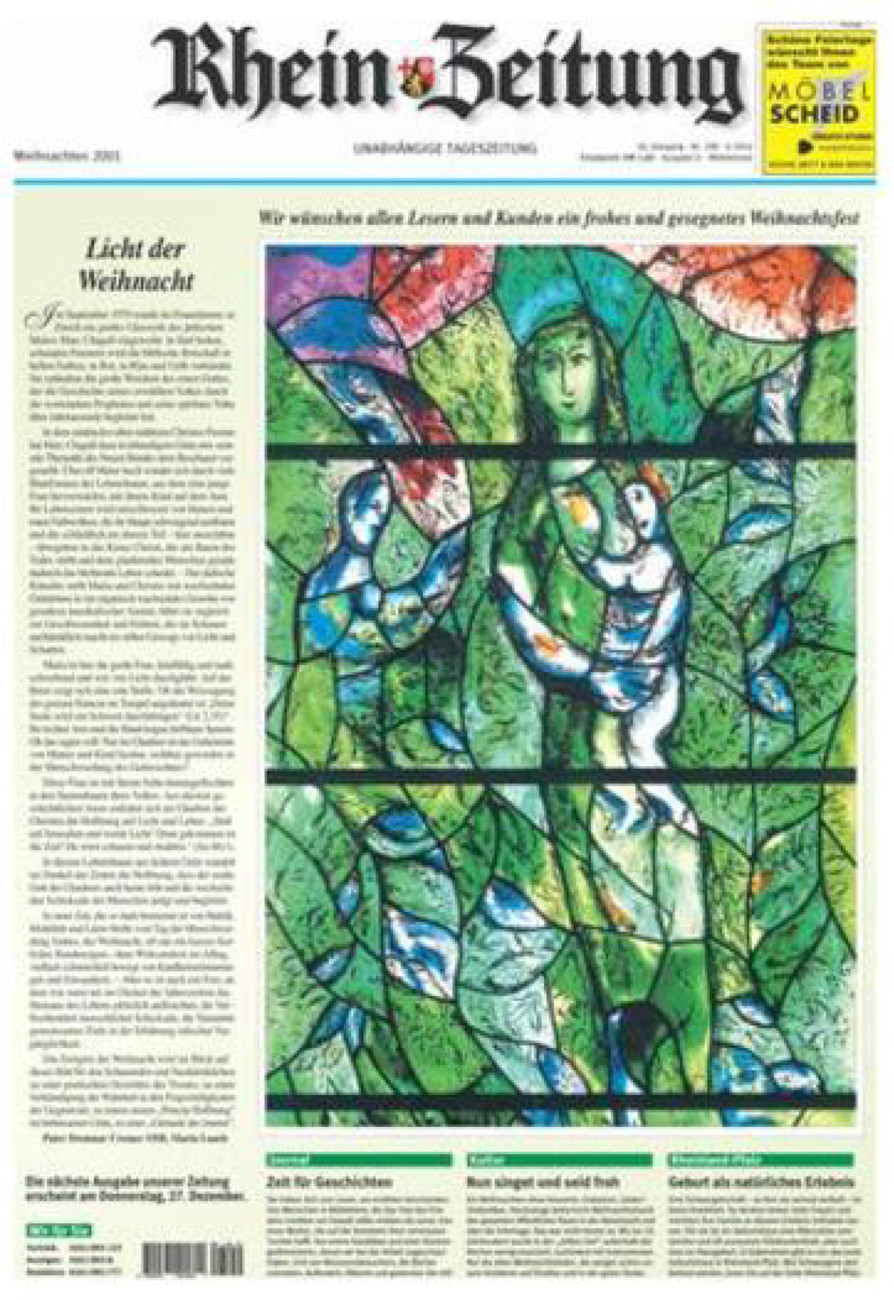Rhein-Zeitung Kreis Cochem-Zell vom Montag, 24.12.2001