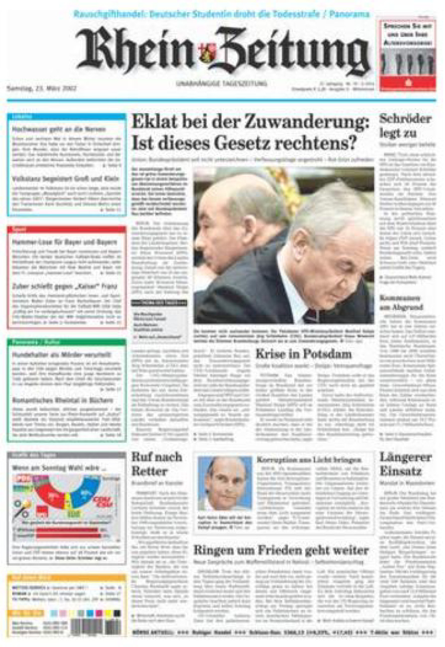 Rhein-Zeitung Kreis Cochem-Zell vom Samstag, 23.03.2002