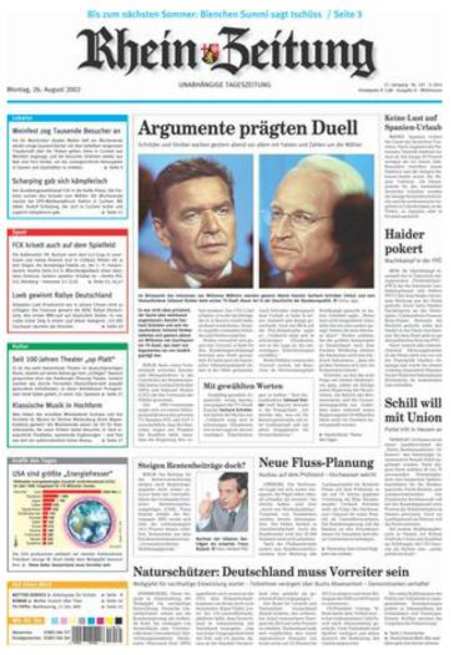 Rhein-Zeitung Kreis Cochem-Zell vom Montag, 26.08.2002