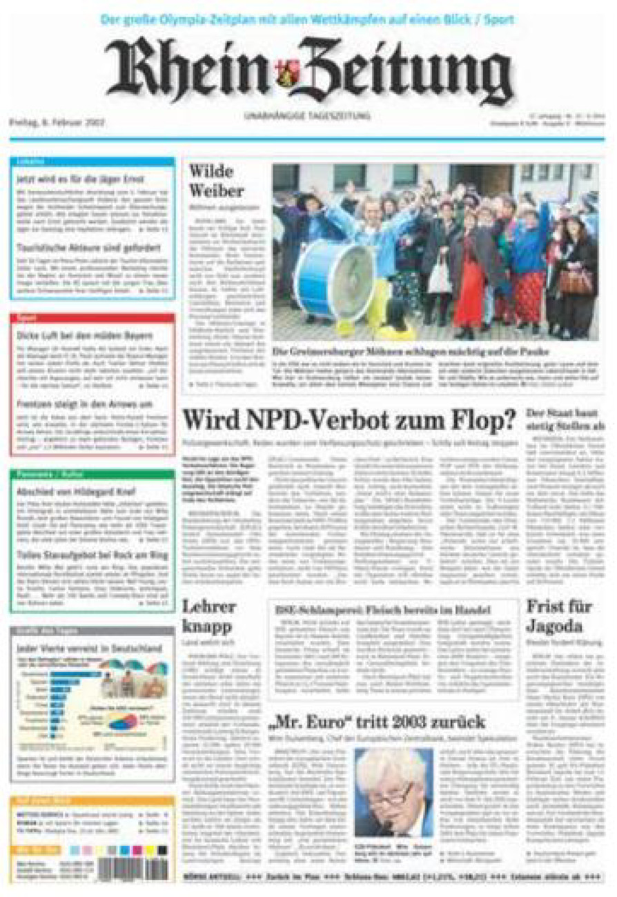 Rhein-Zeitung Kreis Cochem-Zell vom Freitag, 08.02.2002