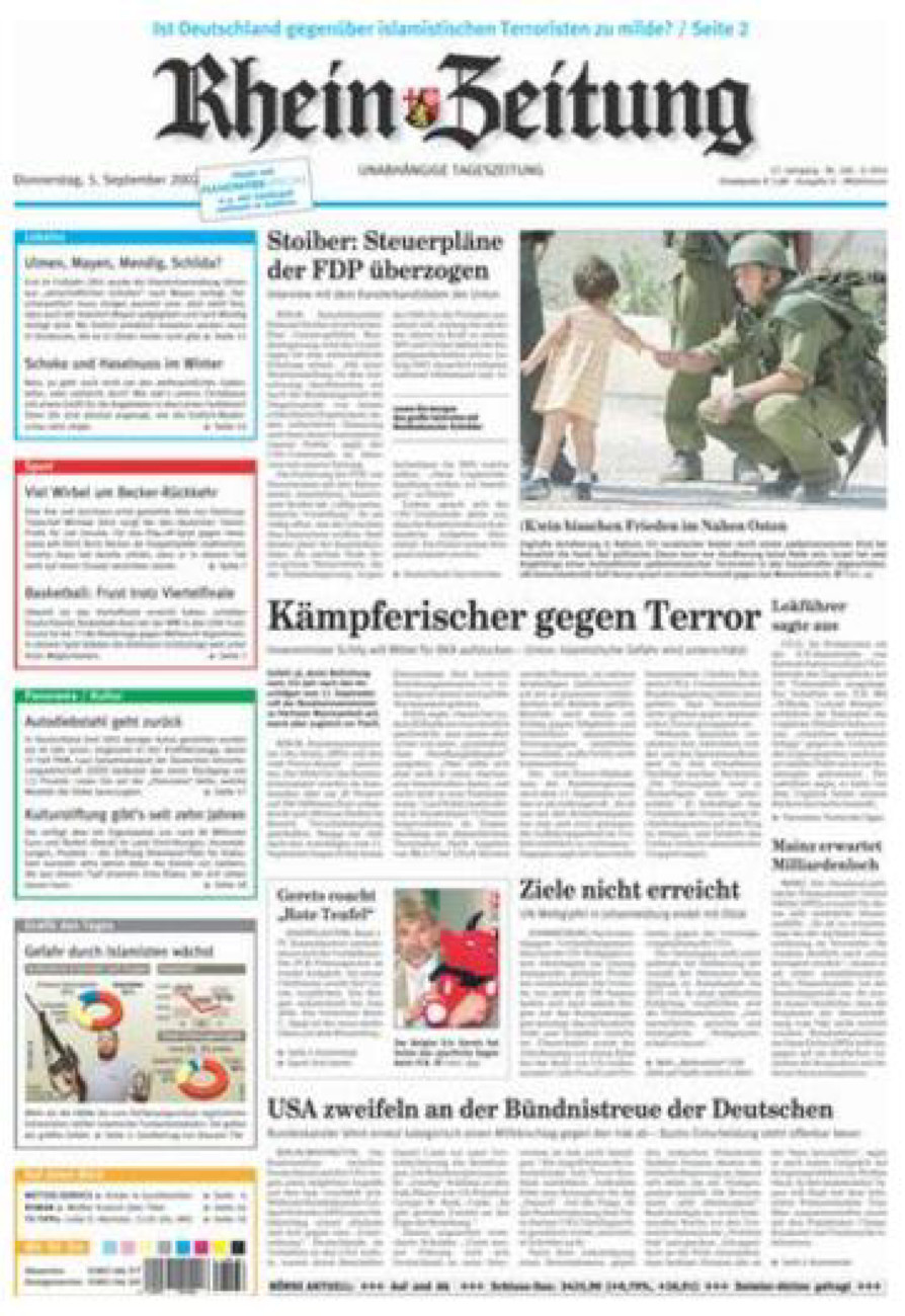 Rhein-Zeitung Kreis Cochem-Zell vom Donnerstag, 05.09.2002