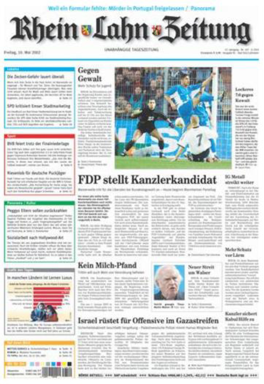 Rhein-Lahn-Zeitung vom Freitag, 10.05.2002