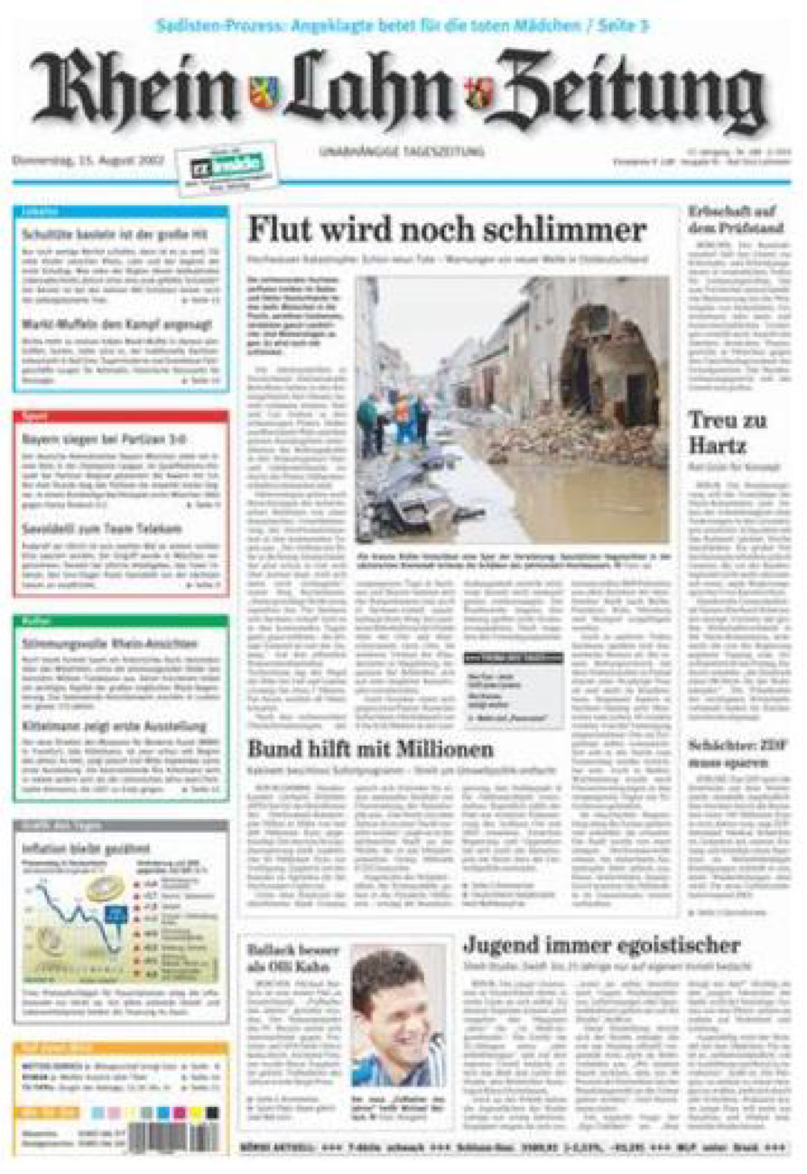 Rhein-Lahn-Zeitung vom Donnerstag, 15.08.2002