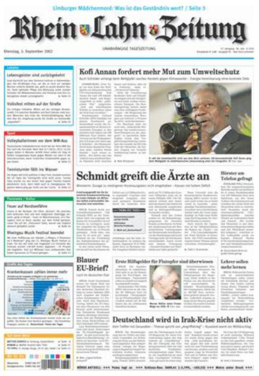 Rhein-Lahn-Zeitung vom Dienstag, 03.09.2002