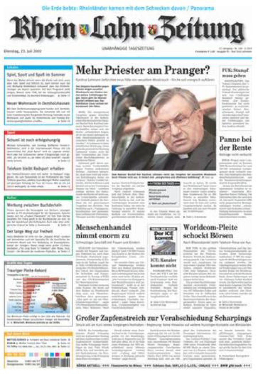 Rhein-Lahn-Zeitung vom Dienstag, 23.07.2002