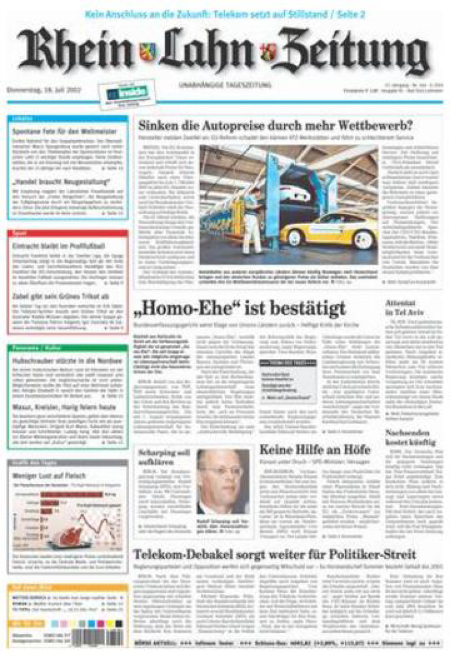 Rhein-Lahn-Zeitung vom Donnerstag, 18.07.2002
