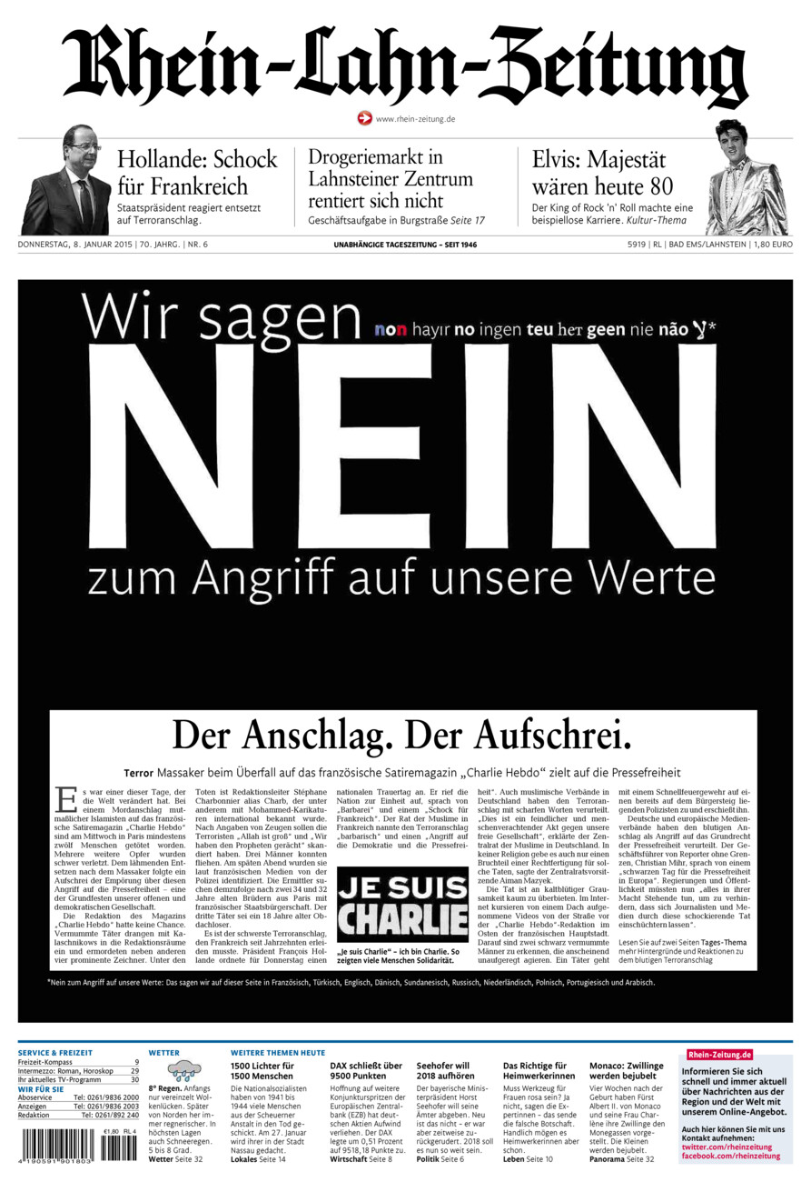 Rhein-Lahn-Zeitung vom Donnerstag, 08.01.2015