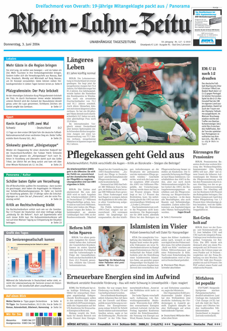 Rhein-Lahn-Zeitung vom Donnerstag, 03.06.2004