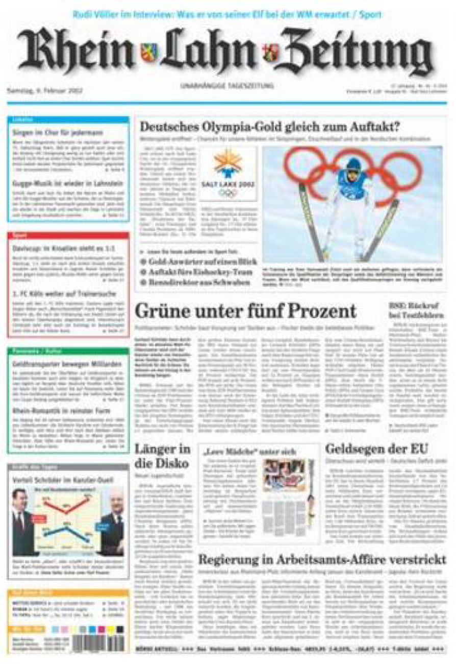 Rhein-Lahn-Zeitung vom Samstag, 09.02.2002
