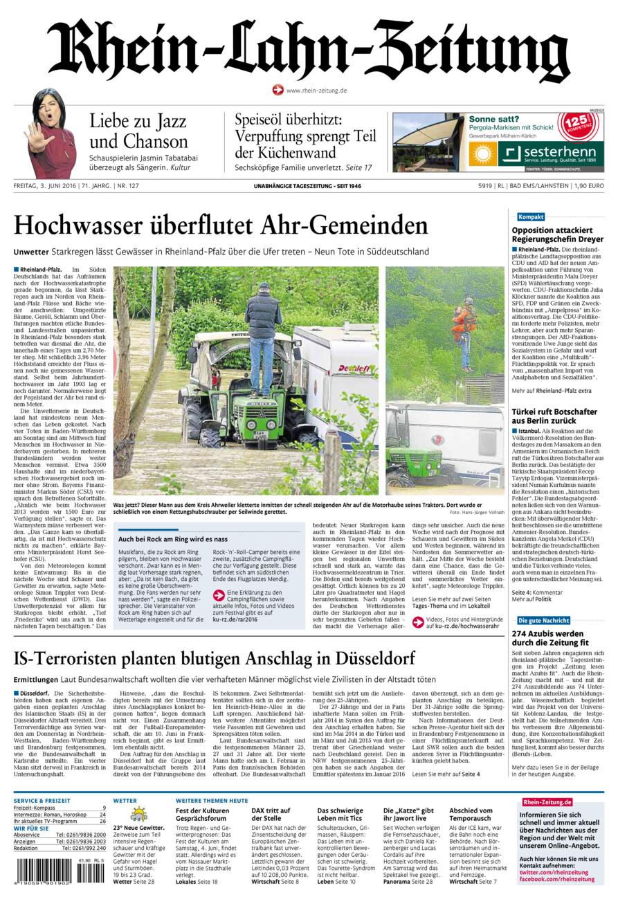 Rhein-Lahn-Zeitung vom Freitag, 03.06.2016