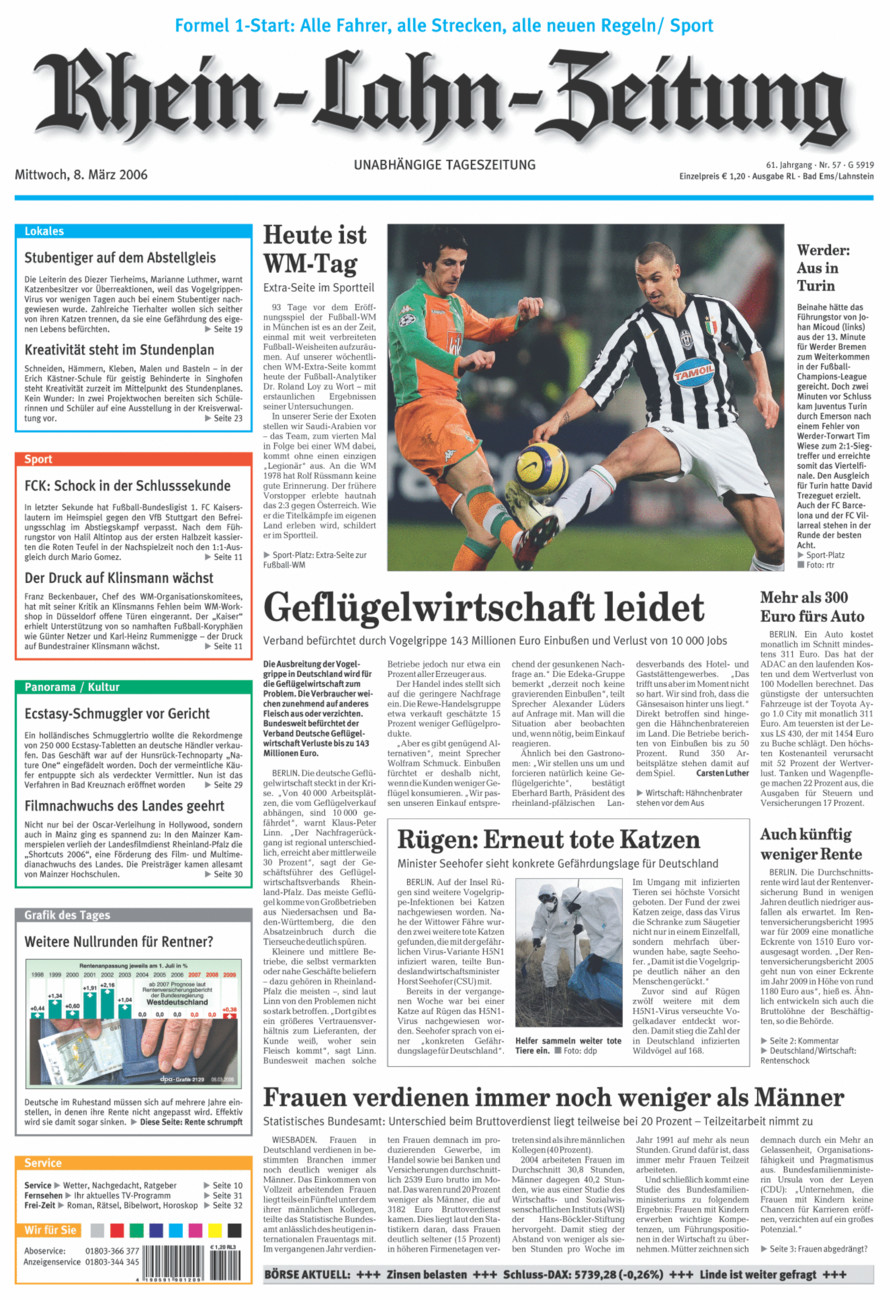 Rhein-Lahn-Zeitung vom Mittwoch, 08.03.2006