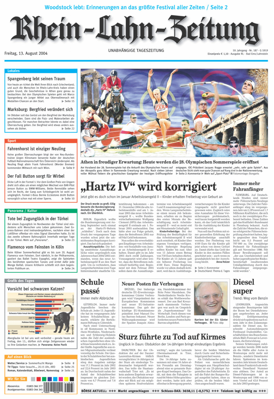 Rhein-Lahn-Zeitung vom Freitag, 13.08.2004