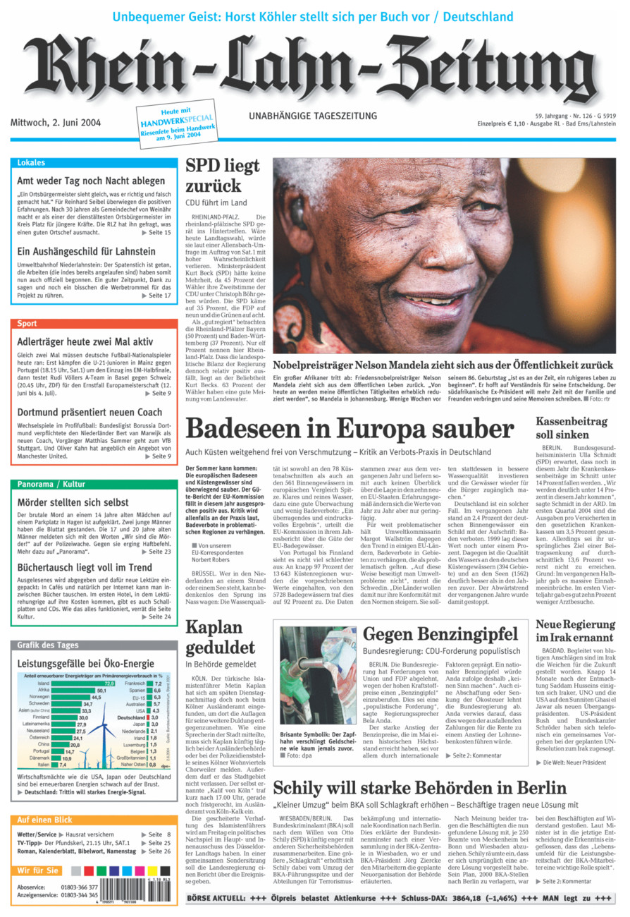 Rhein-Lahn-Zeitung vom Mittwoch, 02.06.2004