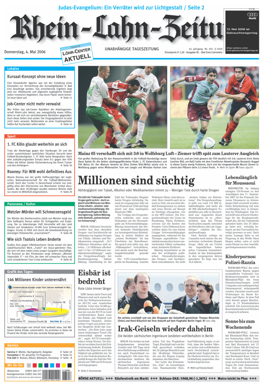 Rhein-Lahn-Zeitung vom Donnerstag, 04.05.2006