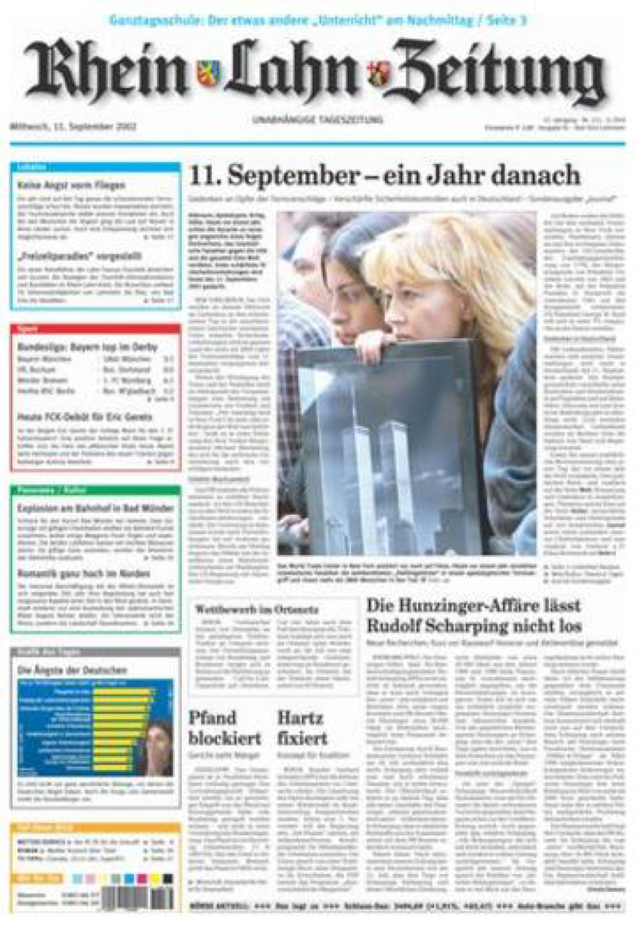 Rhein-Lahn-Zeitung vom Mittwoch, 11.09.2002