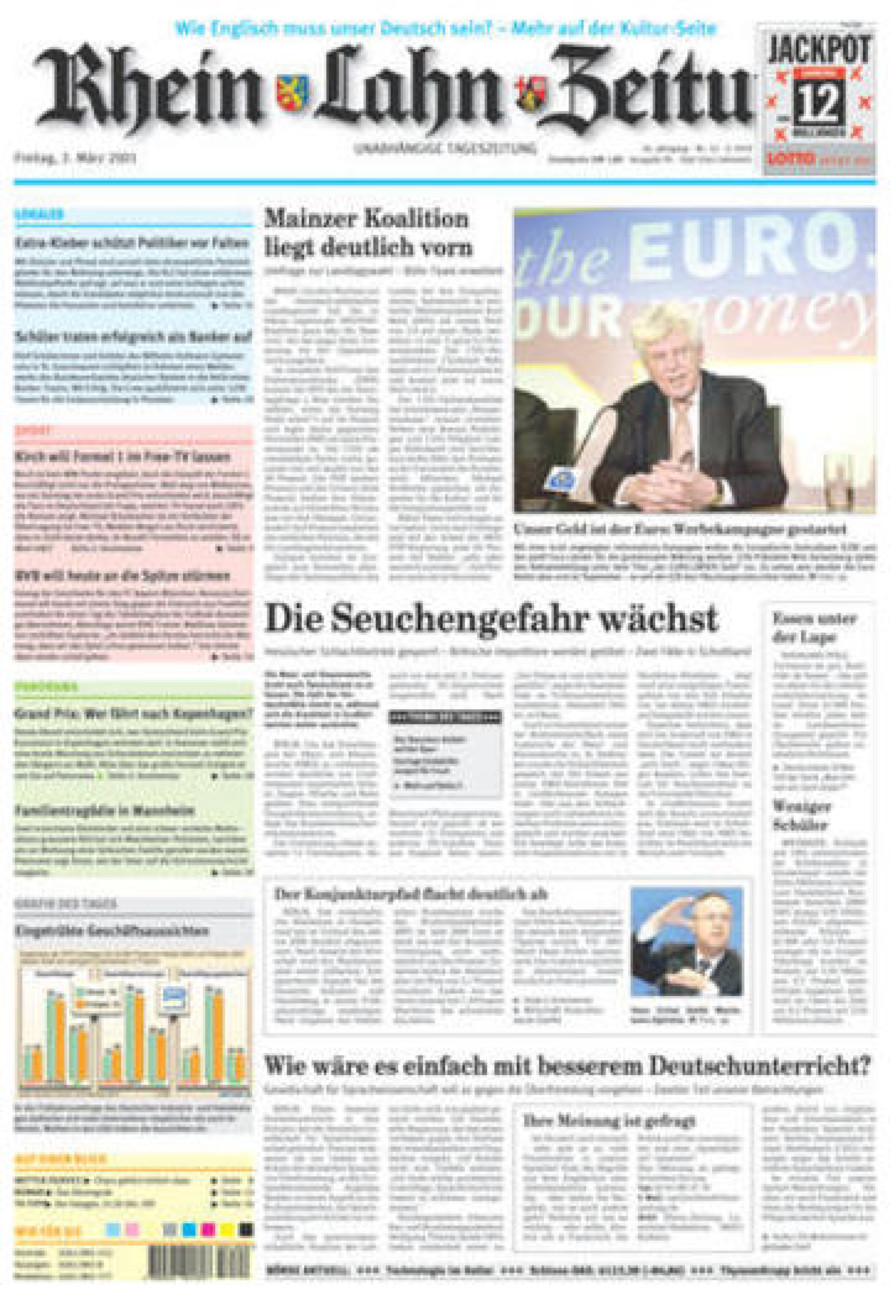 Rhein-Lahn-Zeitung vom Freitag, 02.03.2001