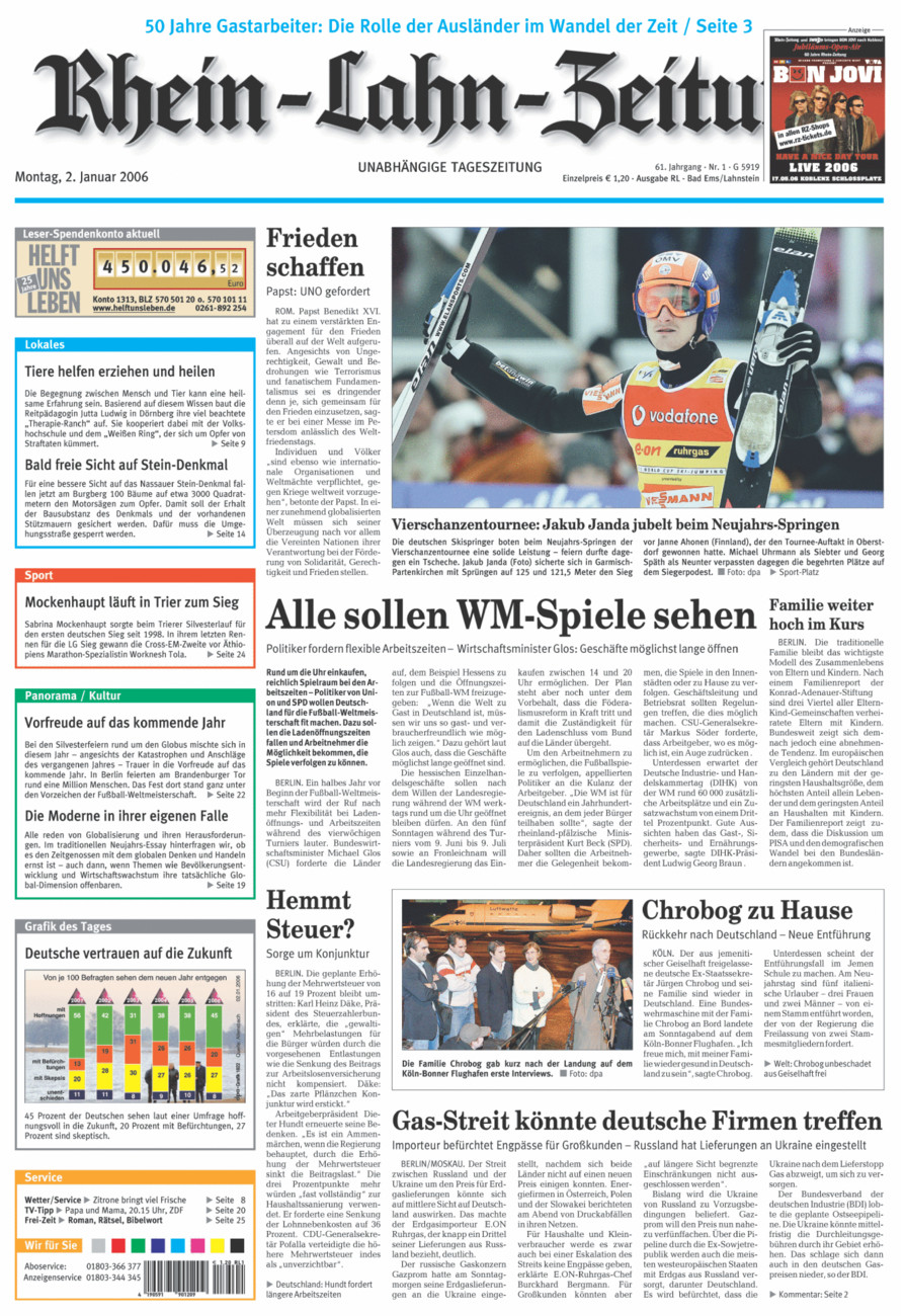 Rhein-Lahn-Zeitung vom Montag, 02.01.2006