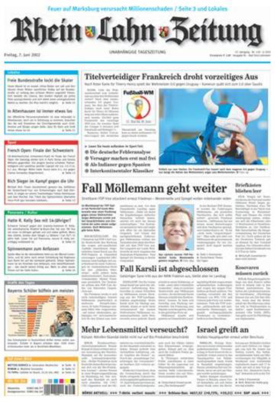 Rhein-Lahn-Zeitung vom Freitag, 07.06.2002