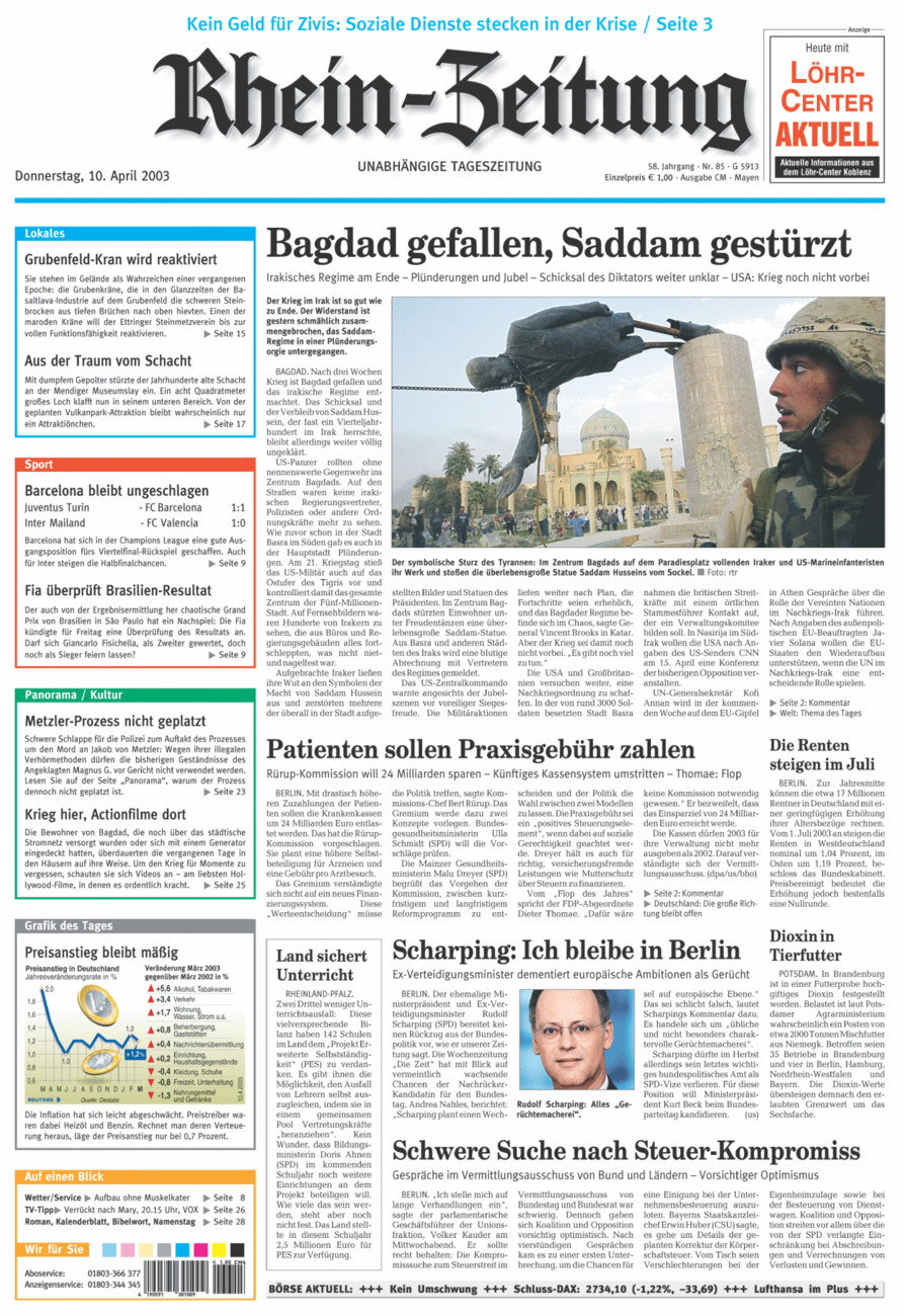 Rhein-Zeitung Andernach & Mayen vom Donnerstag, 10.04.2003