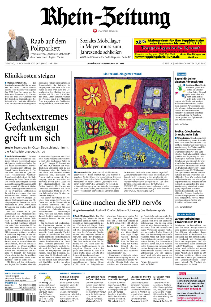 Rhein-Zeitung Andernach & Mayen vom Dienstag, 13.11.2012