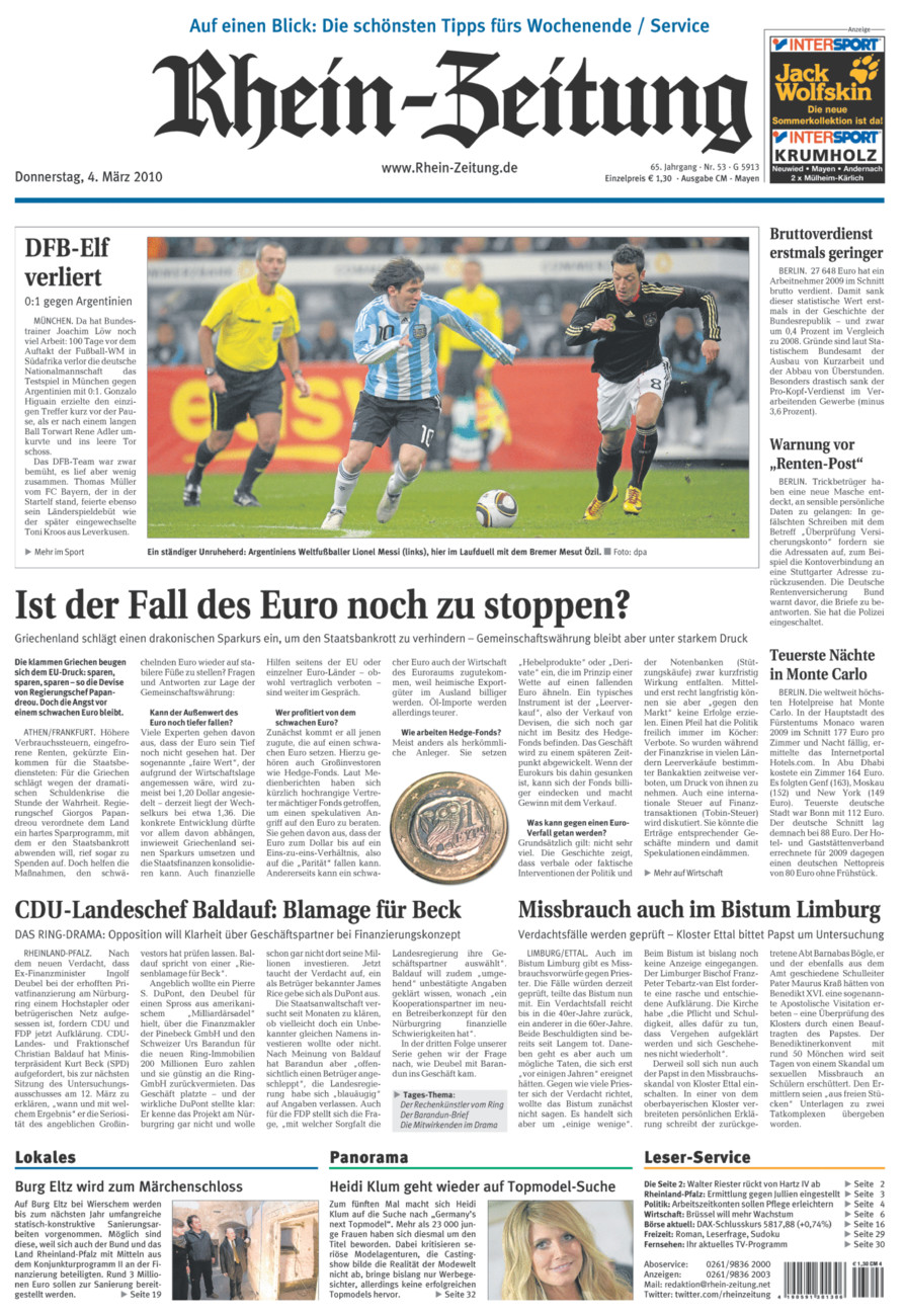 Rhein-Zeitung Andernach & Mayen vom Donnerstag, 04.03.2010
