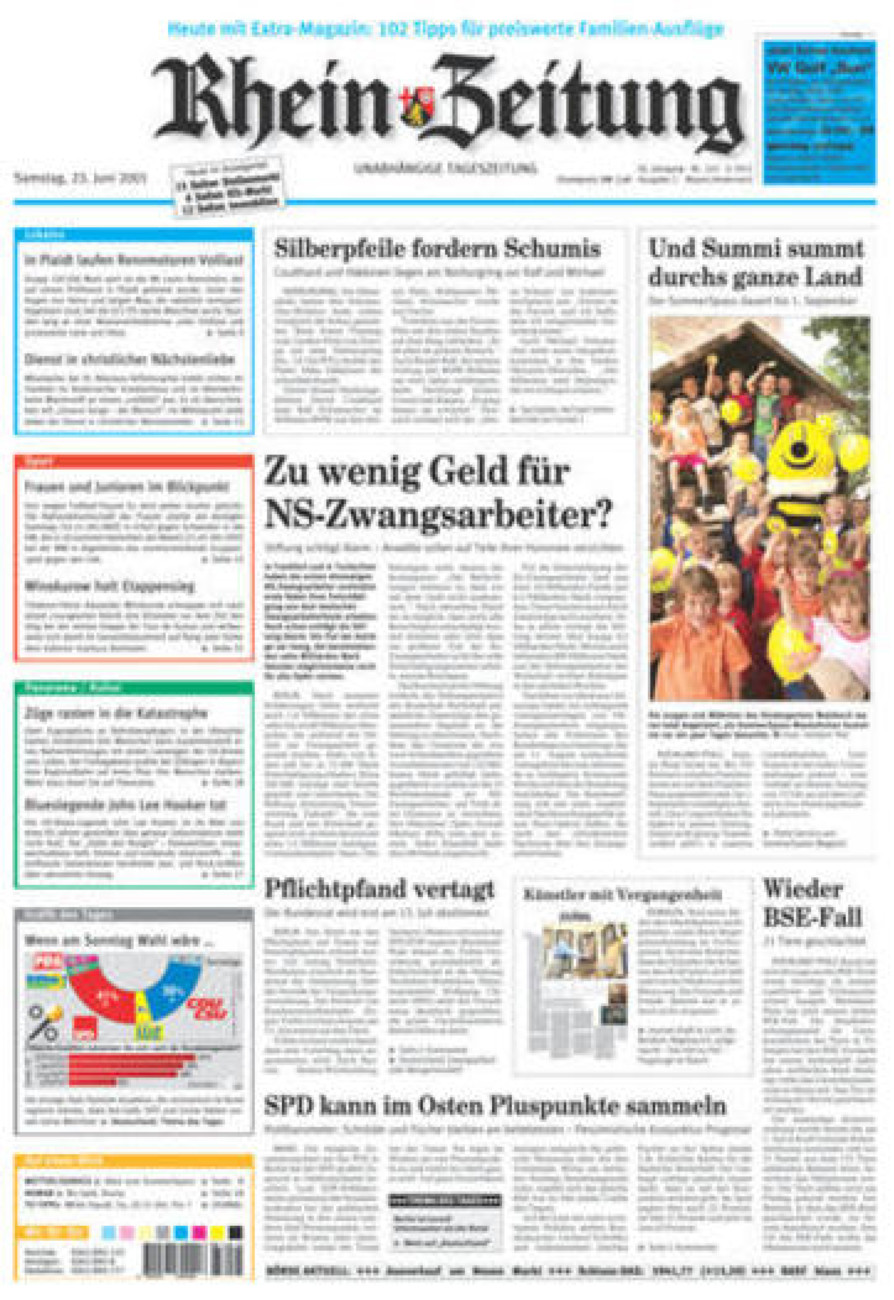Rhein-Zeitung Andernach & Mayen vom Samstag, 23.06.2001
