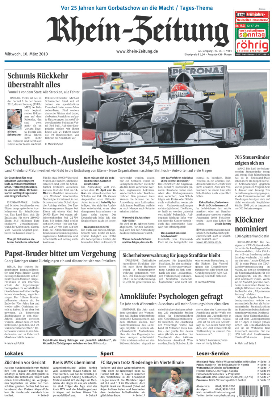Rhein-Zeitung Andernach & Mayen vom Mittwoch, 10.03.2010