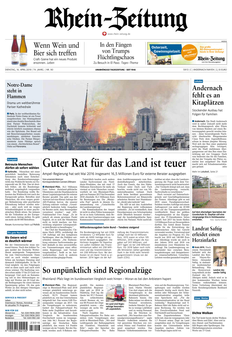 Rhein-Zeitung Andernach & Mayen vom Dienstag, 16.04.2019