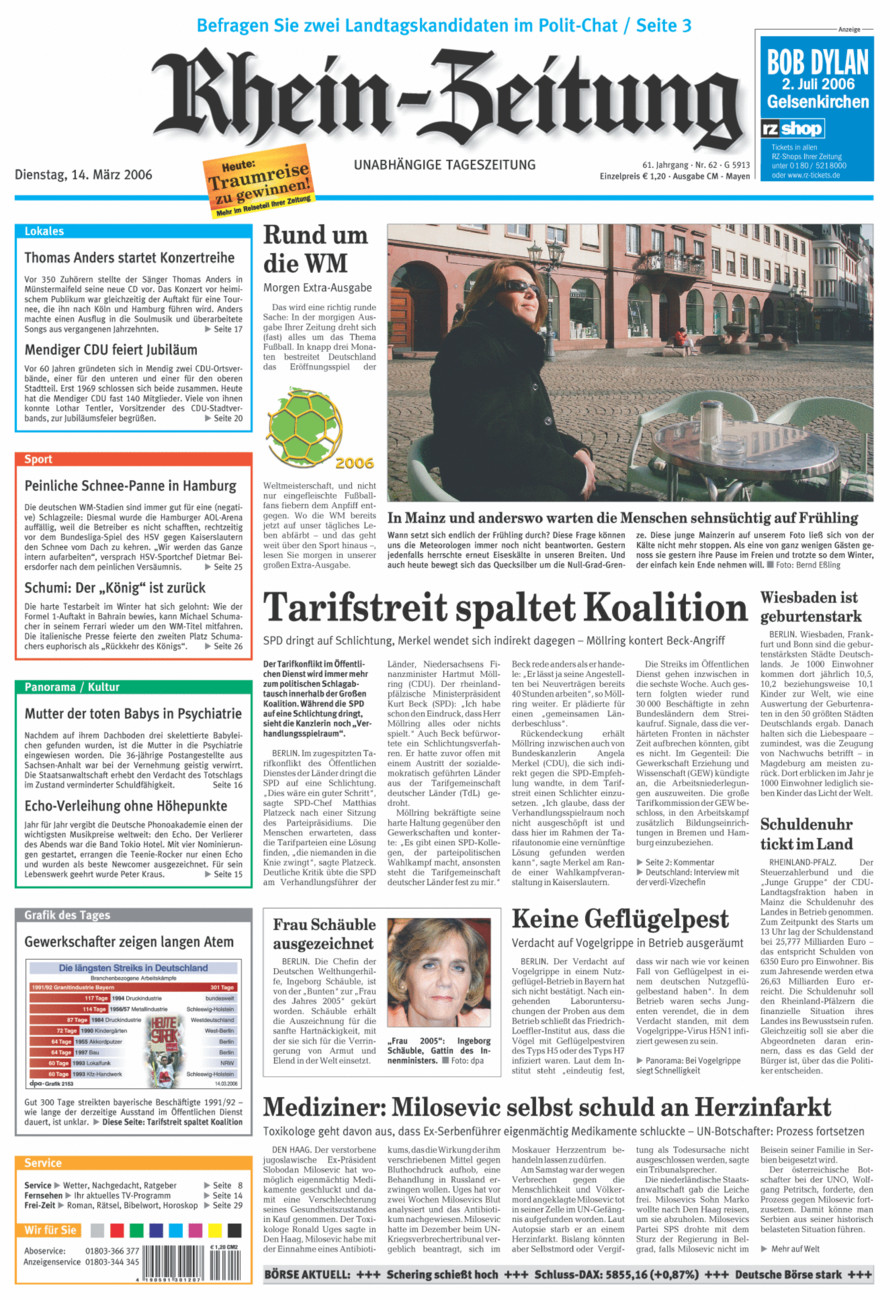 Rhein-Zeitung Andernach & Mayen vom Dienstag, 14.03.2006