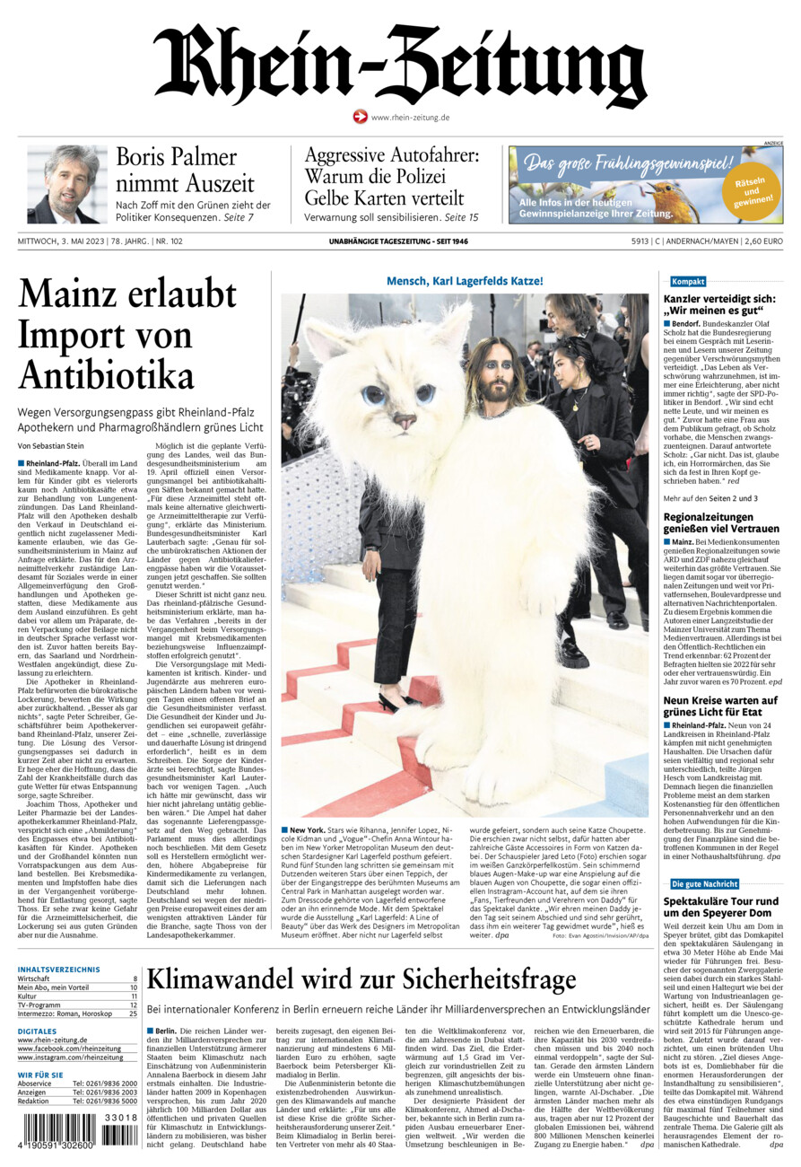 Rhein-Zeitung Andernach & Mayen vom Mittwoch, 03.05.2023