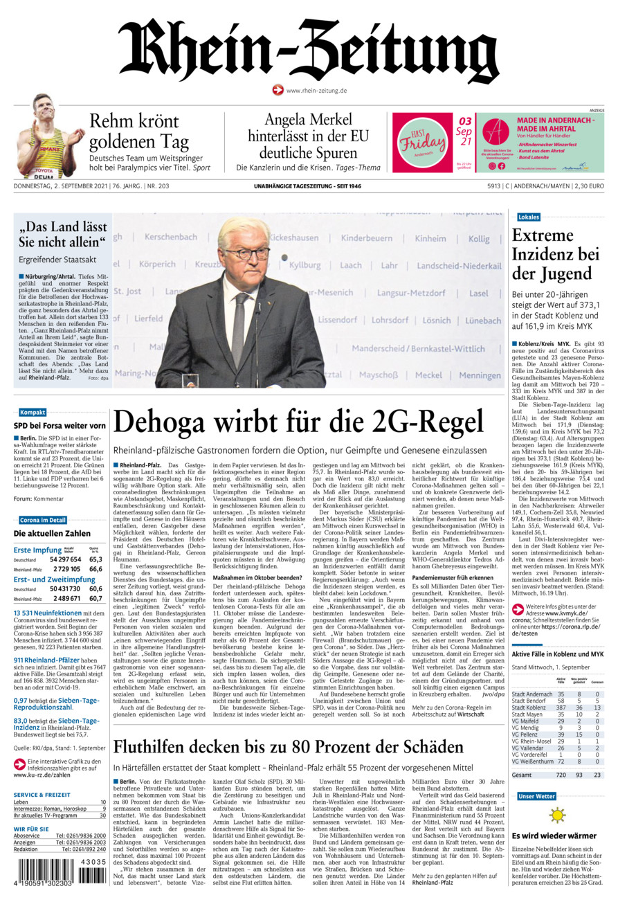 Rhein-Zeitung Andernach & Mayen vom Donnerstag, 02.09.2021