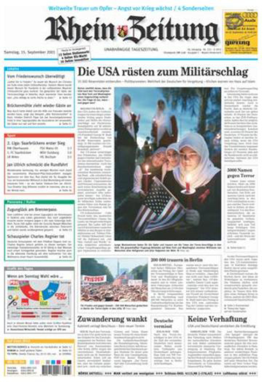 Rhein-Zeitung Andernach & Mayen vom Samstag, 15.09.2001