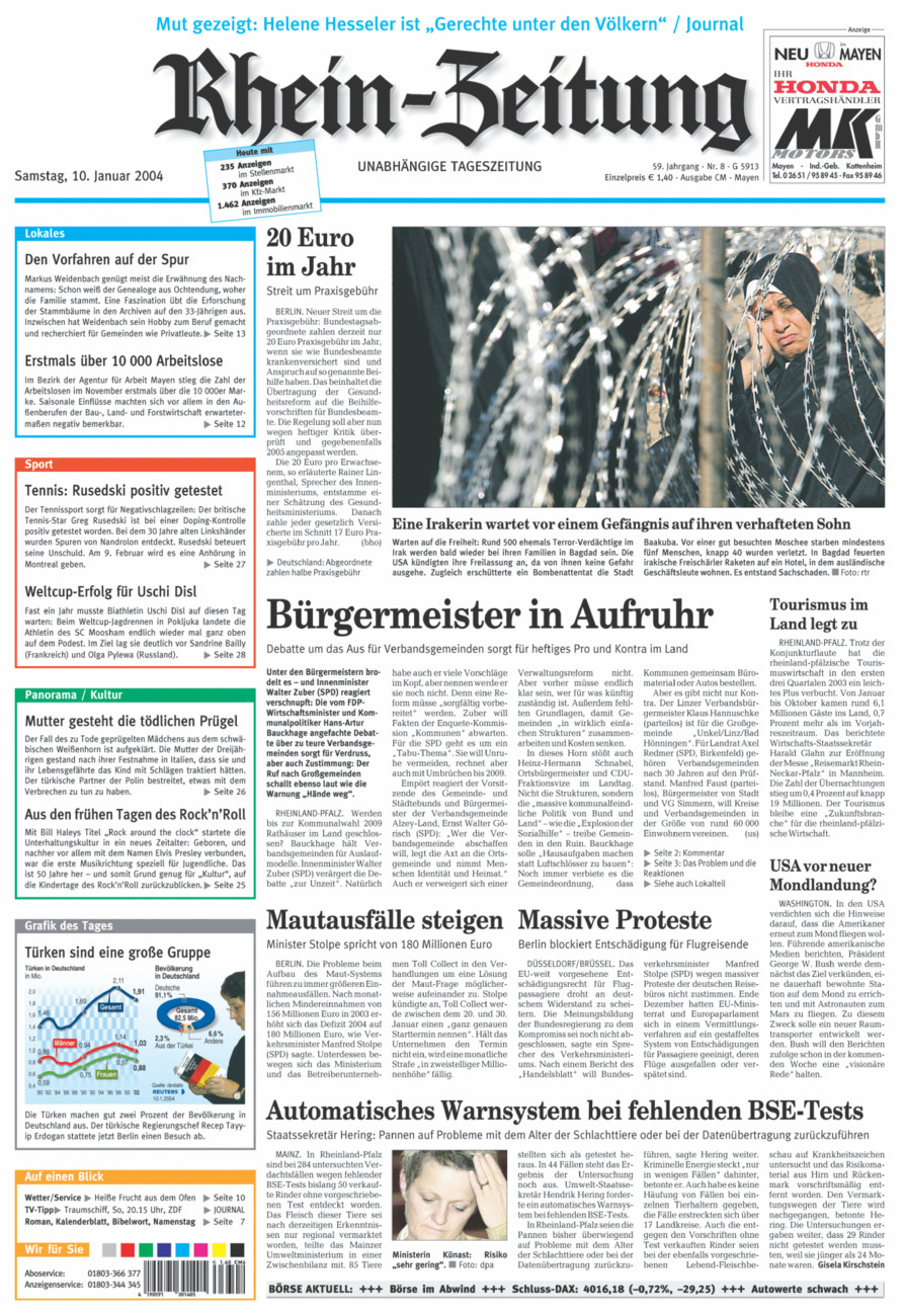 Rhein-Zeitung Andernach & Mayen vom Samstag, 10.01.2004