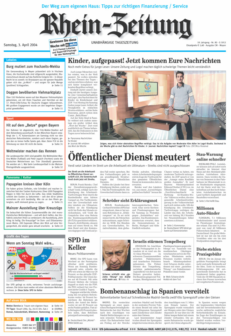Rhein-Zeitung Andernach & Mayen vom Samstag, 03.04.2004