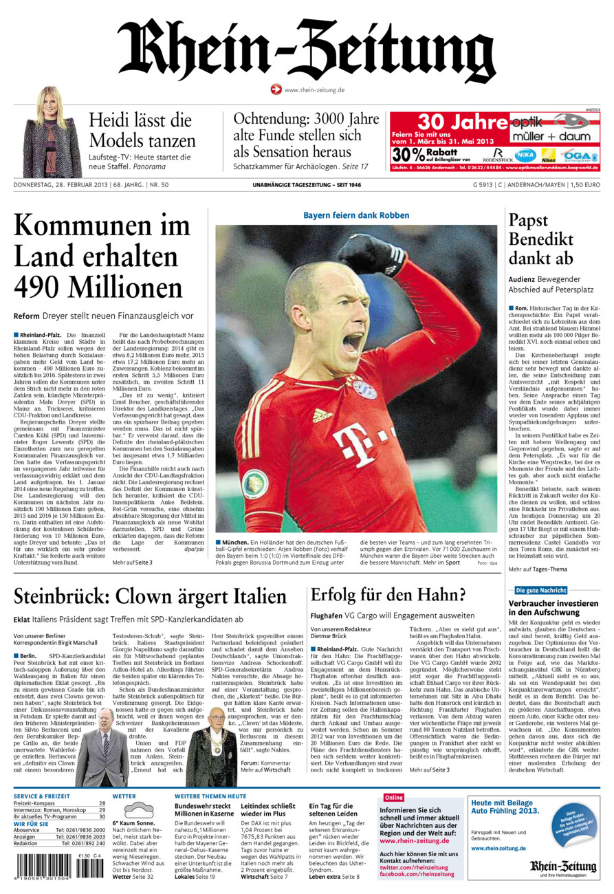 Rhein-Zeitung Andernach & Mayen vom Donnerstag, 28.02.2013
