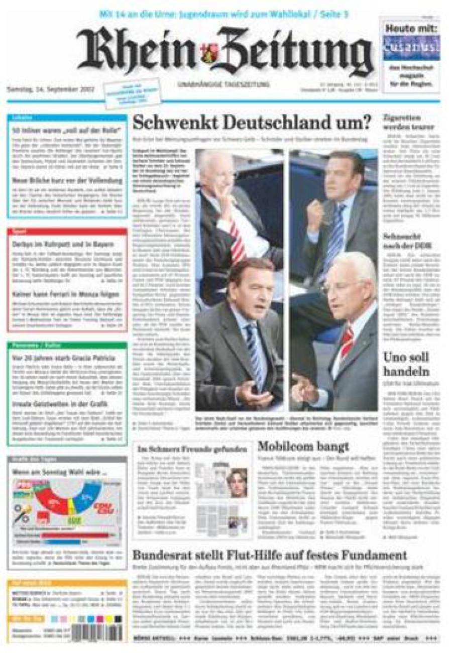 Rhein-Zeitung Andernach & Mayen vom Samstag, 14.09.2002