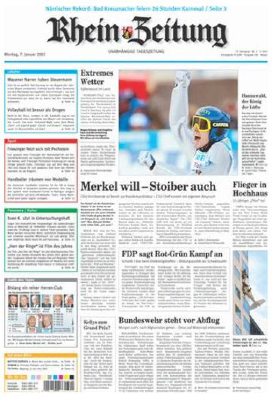 Rhein-Zeitung Andernach & Mayen vom Montag, 07.01.2002