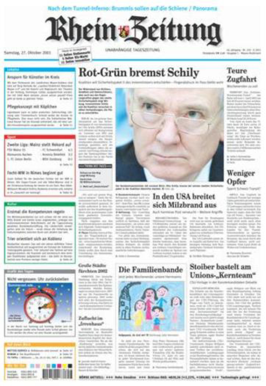 Rhein-Zeitung Andernach & Mayen vom Samstag, 27.10.2001