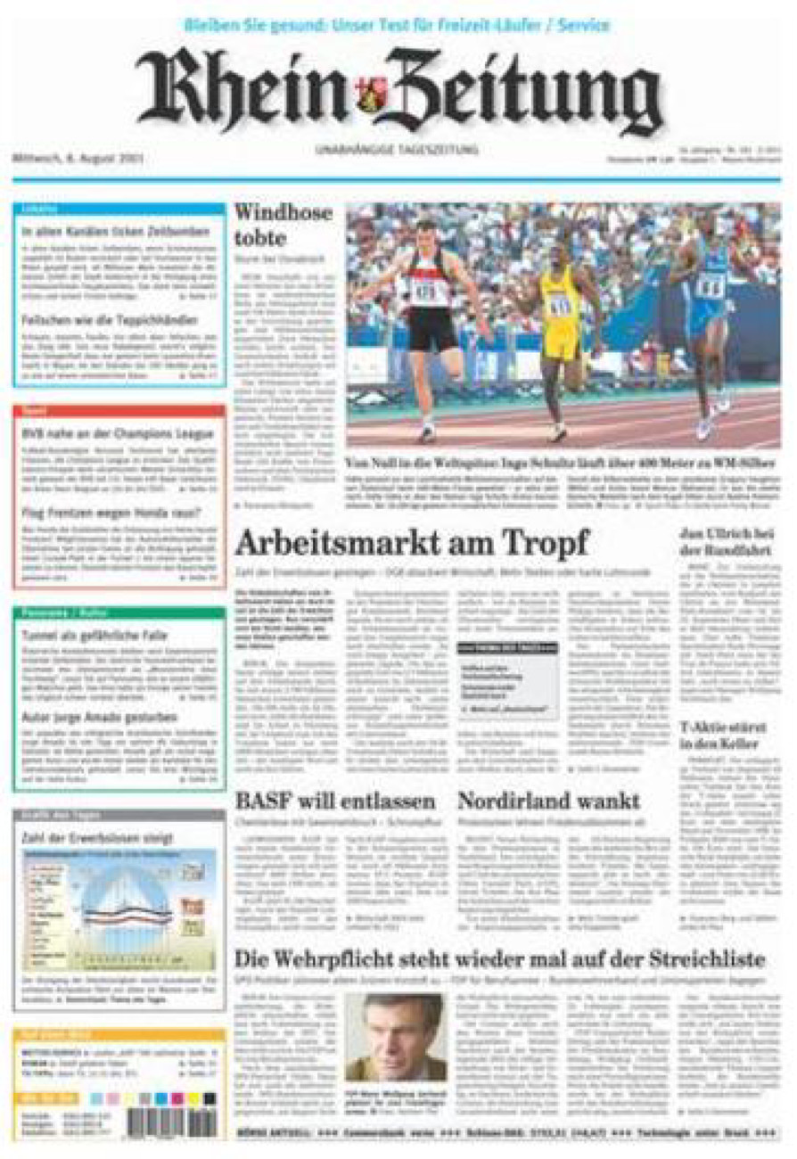 Rhein-Zeitung Andernach & Mayen vom Mittwoch, 08.08.2001