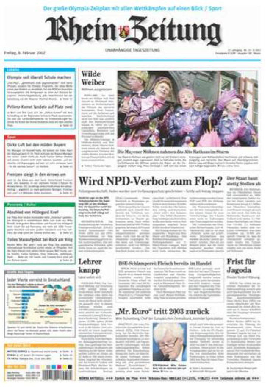Rhein-Zeitung Andernach & Mayen vom Freitag, 08.02.2002