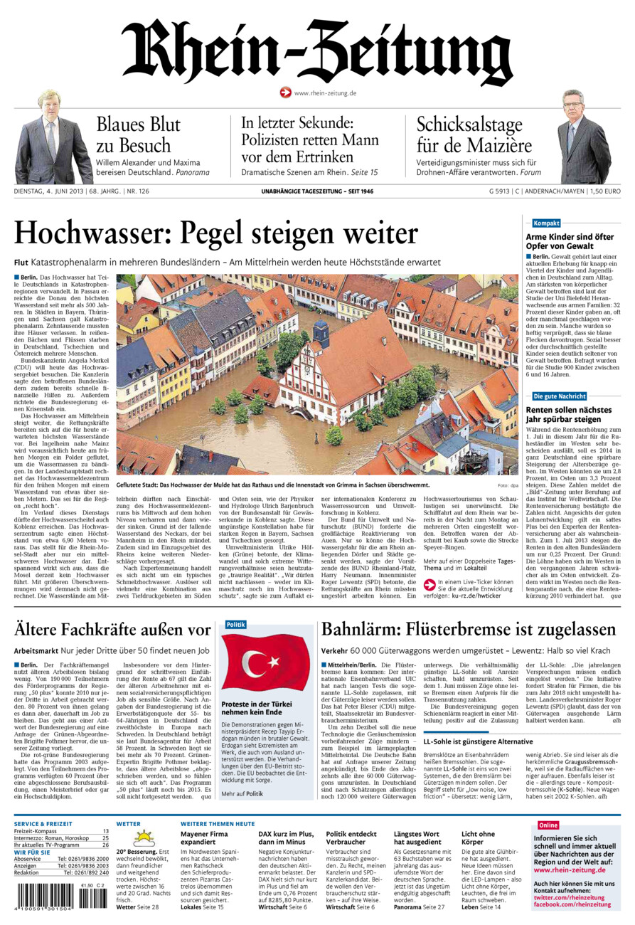 Rhein-Zeitung Andernach & Mayen vom Dienstag, 04.06.2013