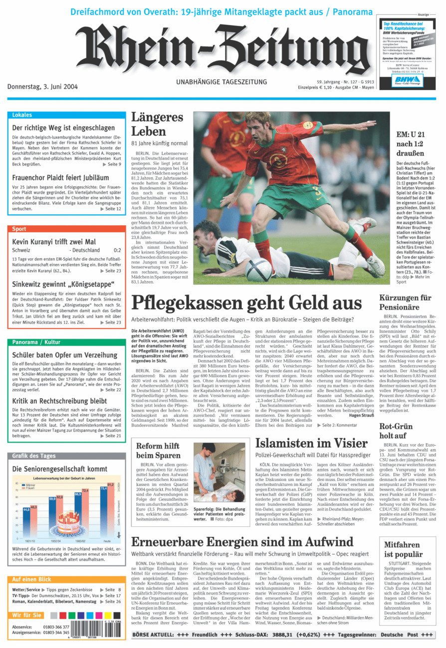 Rhein-Zeitung Andernach & Mayen vom Donnerstag, 03.06.2004