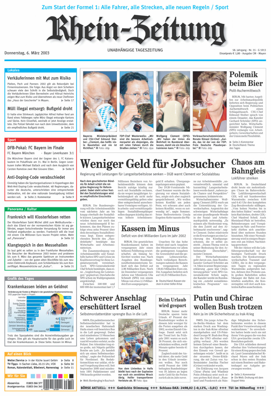 Rhein-Zeitung Andernach & Mayen vom Donnerstag, 06.03.2003