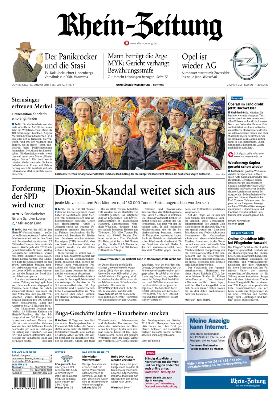Rhein-Zeitung Andernach & Mayen vom Donnerstag, 06.01.2011