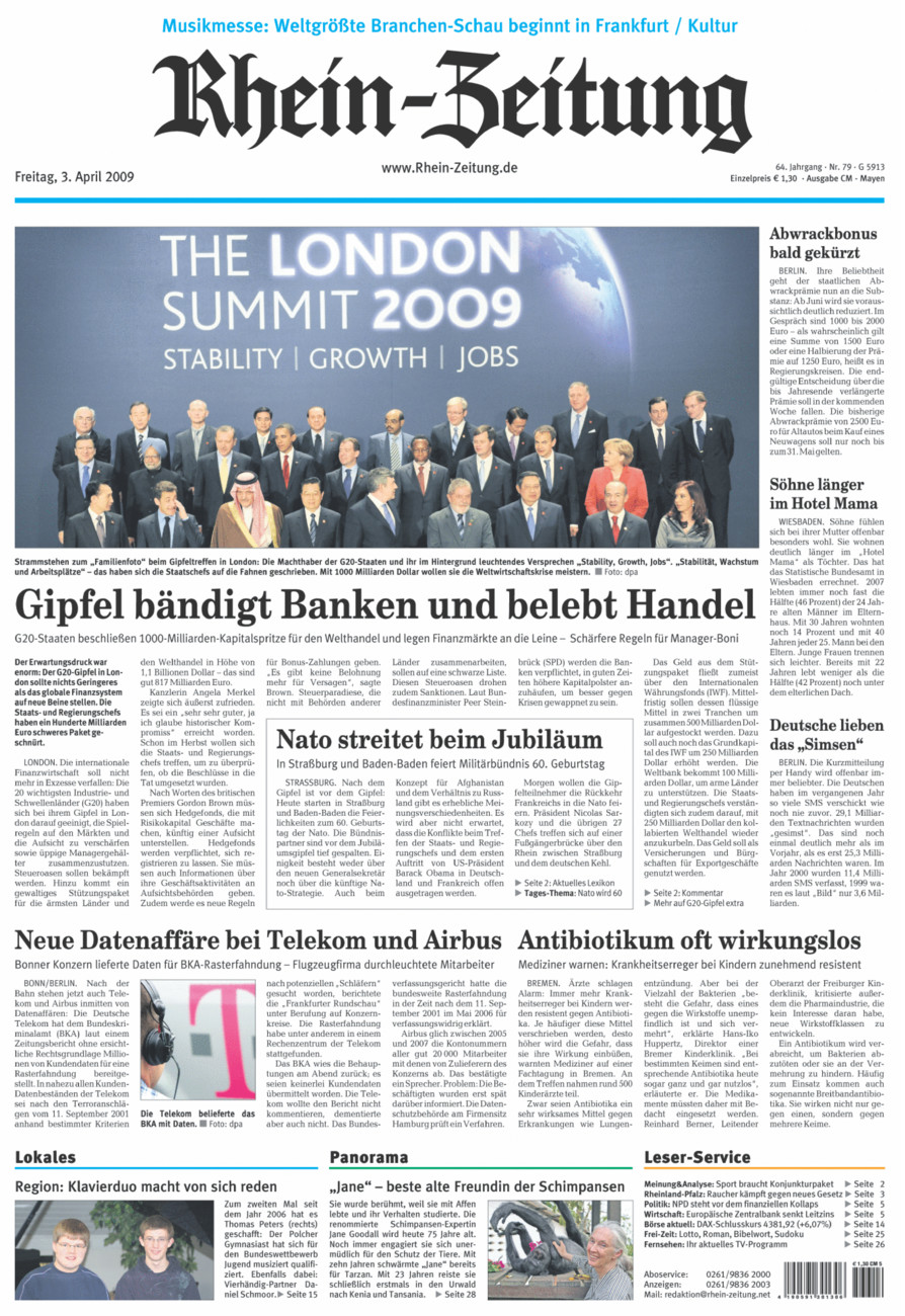 Rhein-Zeitung Andernach & Mayen vom Freitag, 03.04.2009