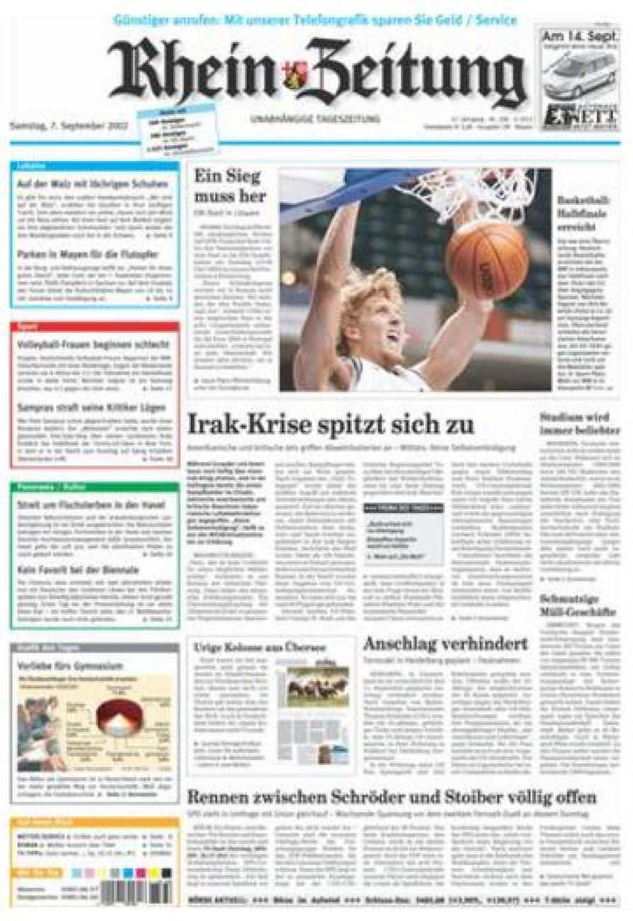 Rhein-Zeitung Andernach & Mayen vom Samstag, 07.09.2002