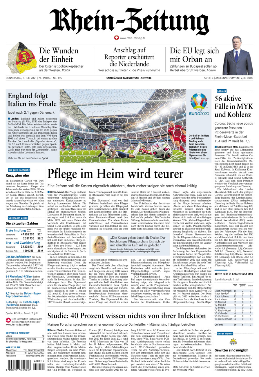 Rhein-Zeitung Andernach & Mayen vom Donnerstag, 08.07.2021